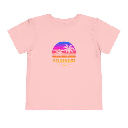 T-shirt Allons-y pour la plage pour tout-petit 