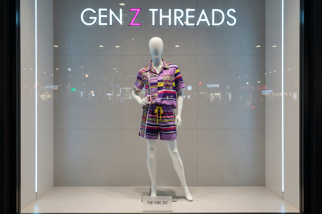 Modern Hawaiian Button-Down Shirt — Tropical AOP Print