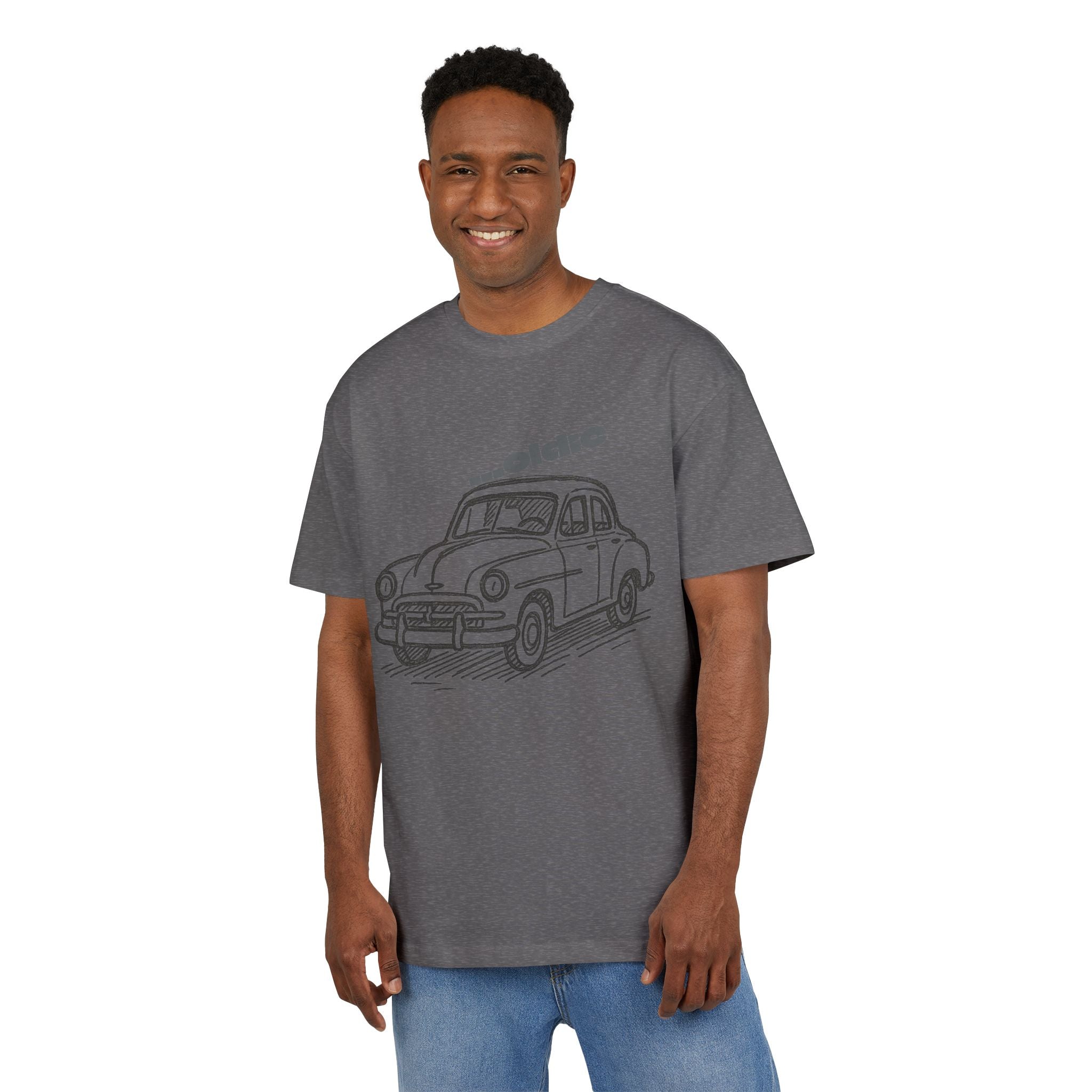 Car Oversize Tee - Unisex Heavy