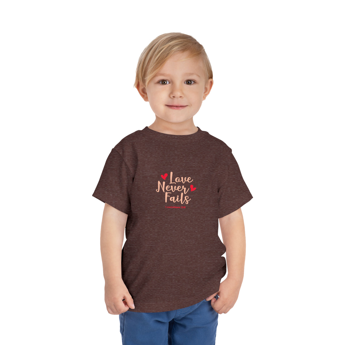 Love Never Fails Toddler Tee