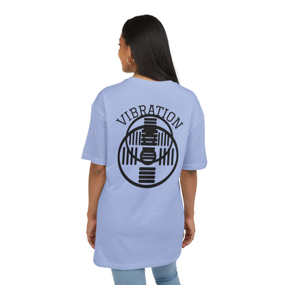 Unisex Vibration Oversized Tee | Comfortable Streetwear, Gym Apparel, Gift for Fitness Lovers, Casual Daily Wear, Graphic Tee