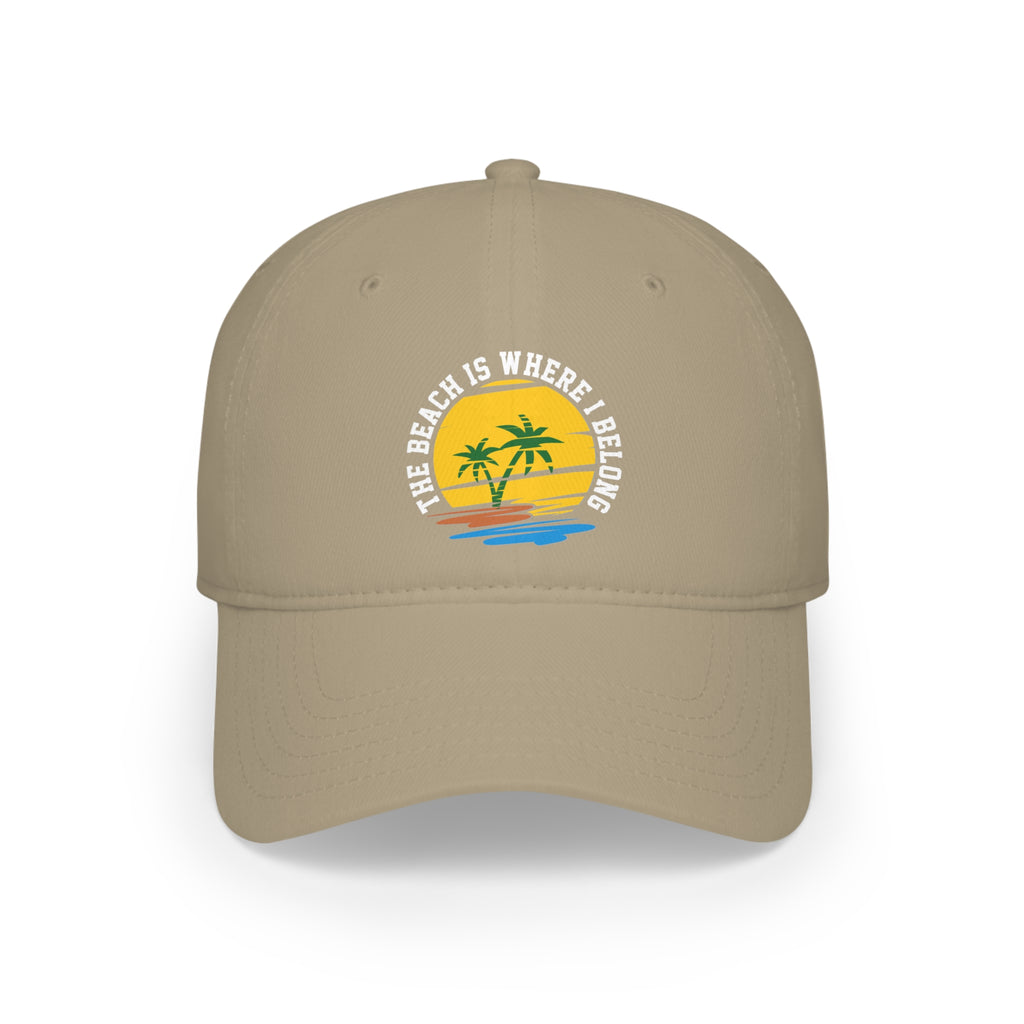 The Beach Is Where I Belong Cap