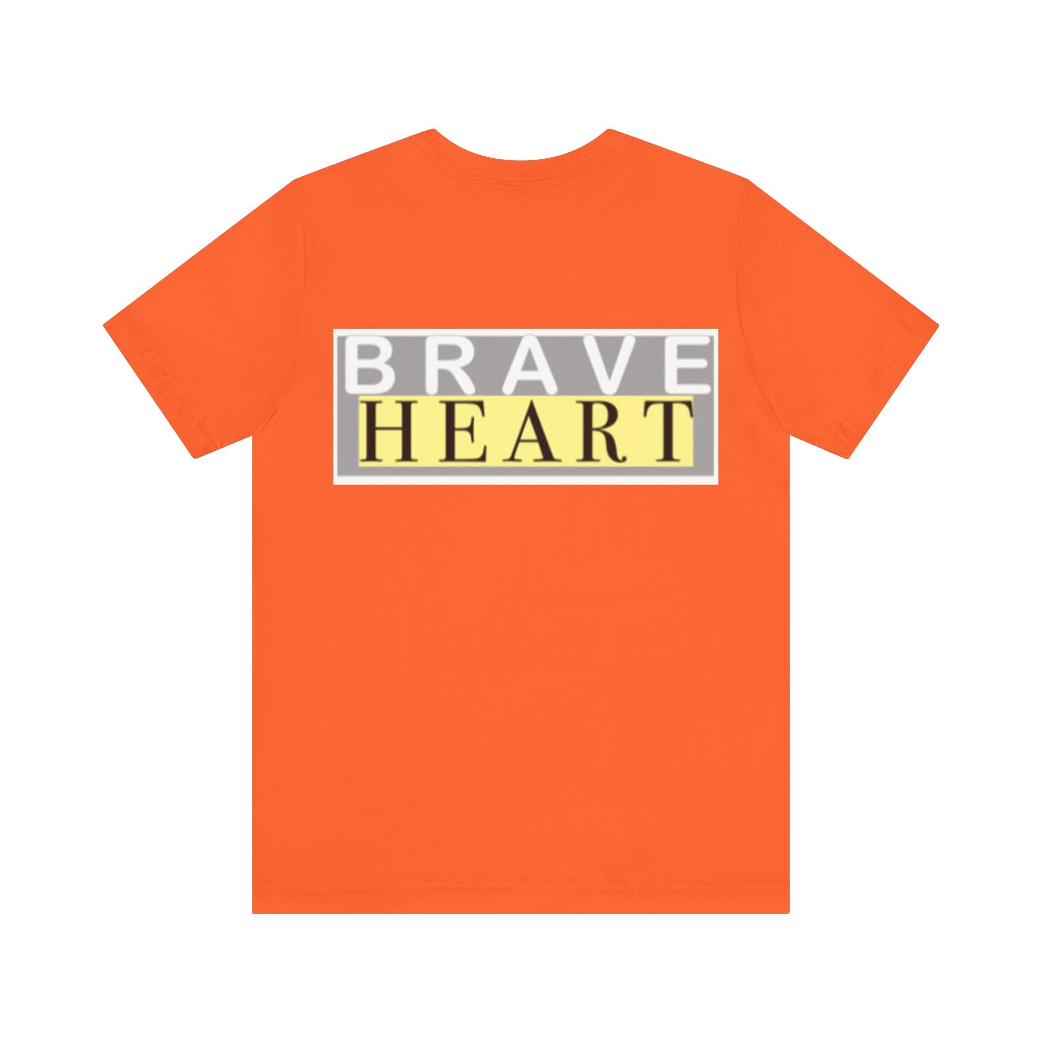 Brave Heart Unisex Tee, Inspirational T-Shirt, Gift for Champions, Casual Wear, Motivational Apparel