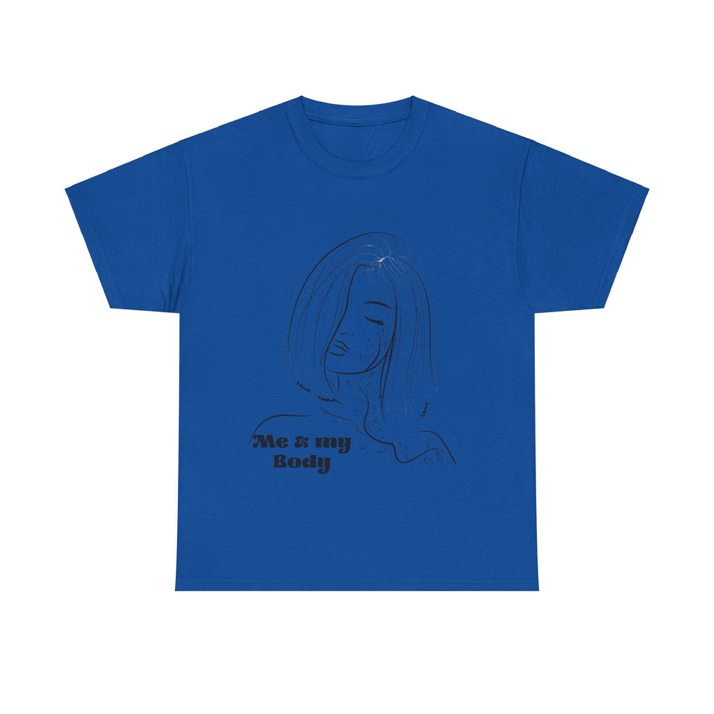 Unisex Faded Cotton Me my Body  Tee