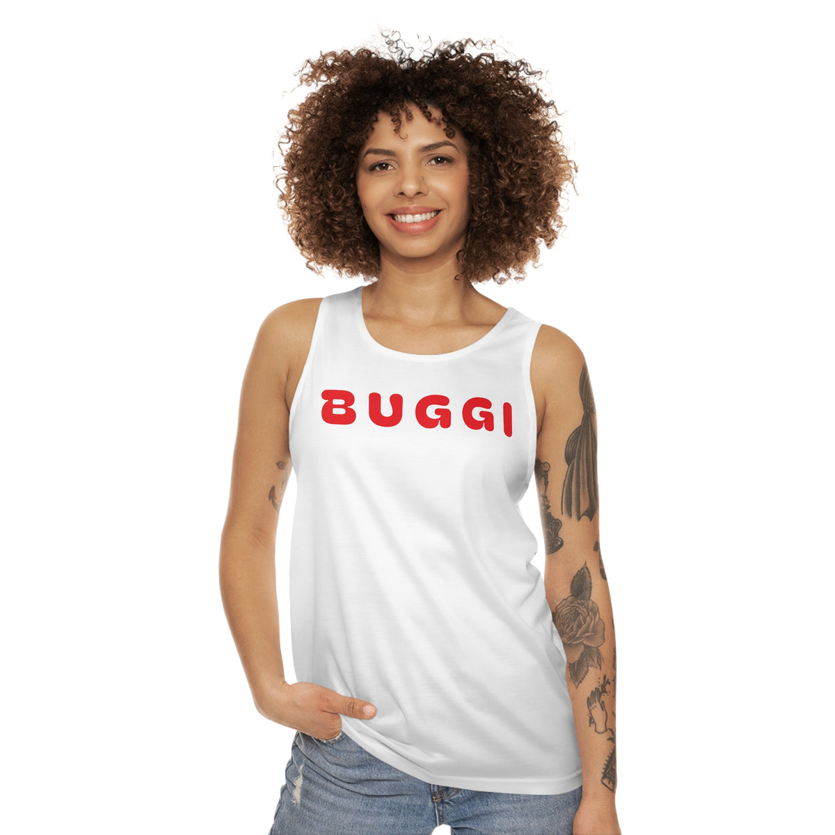 Unisex Tank Top - Buggi Print