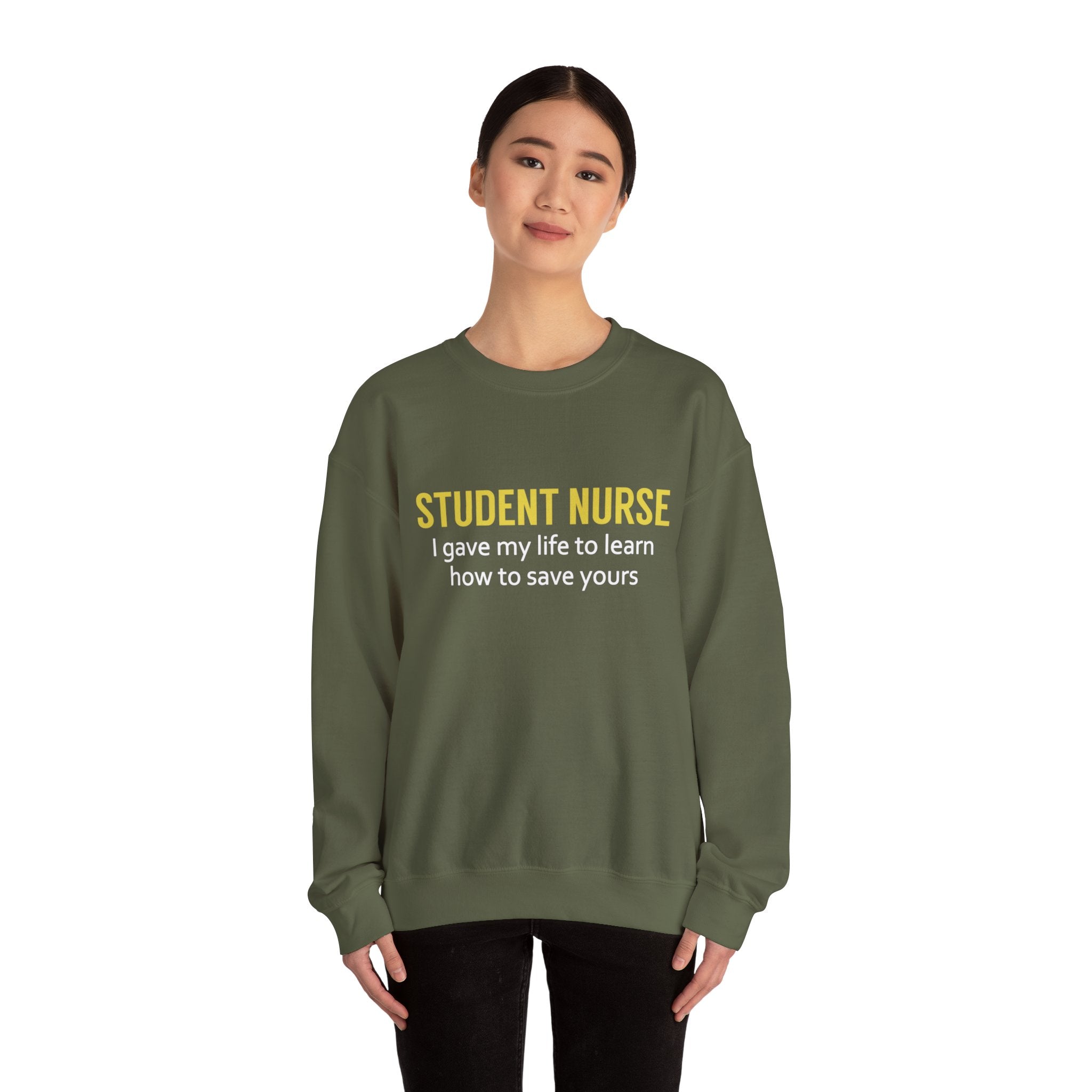 Sweat-shirt unisexe étudiant infirmière 