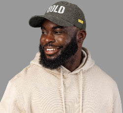 Bold Corduroy  Statement Hat, Embroidered Printify