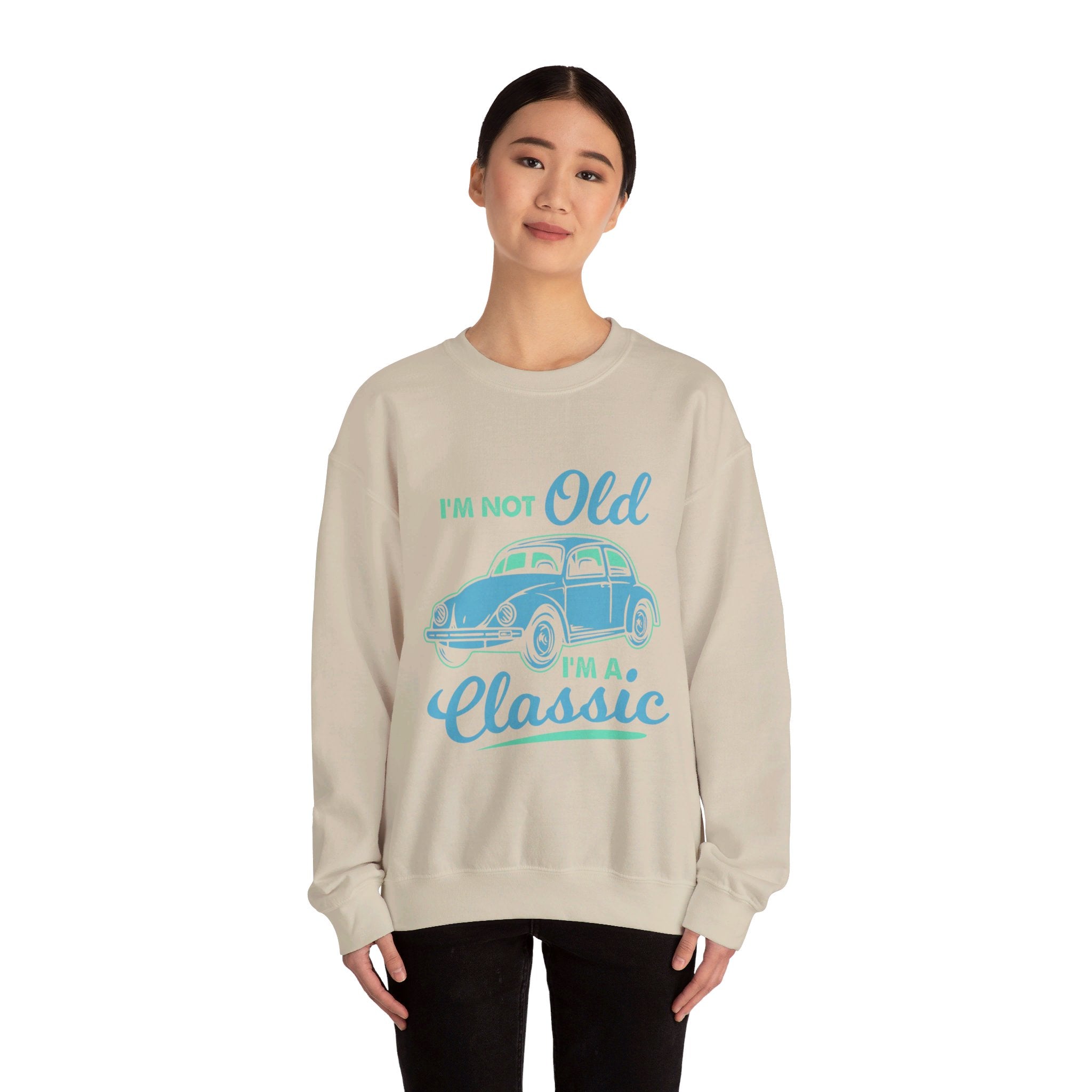 Je ne suis pas vieux, je suis un sweat-shirt unisexe classique 