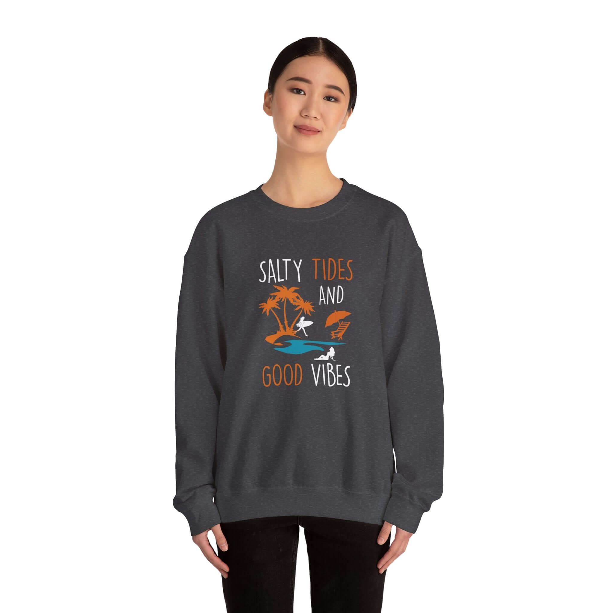 Salty Tides And Good Vibes Unisex Sweatshirt - RC’nSONS