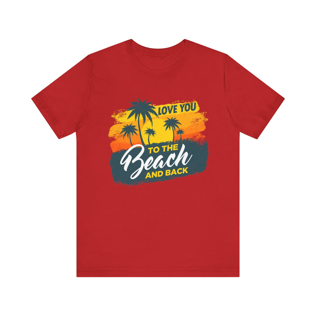 Je t’aime à la plage Tee unisexe 
