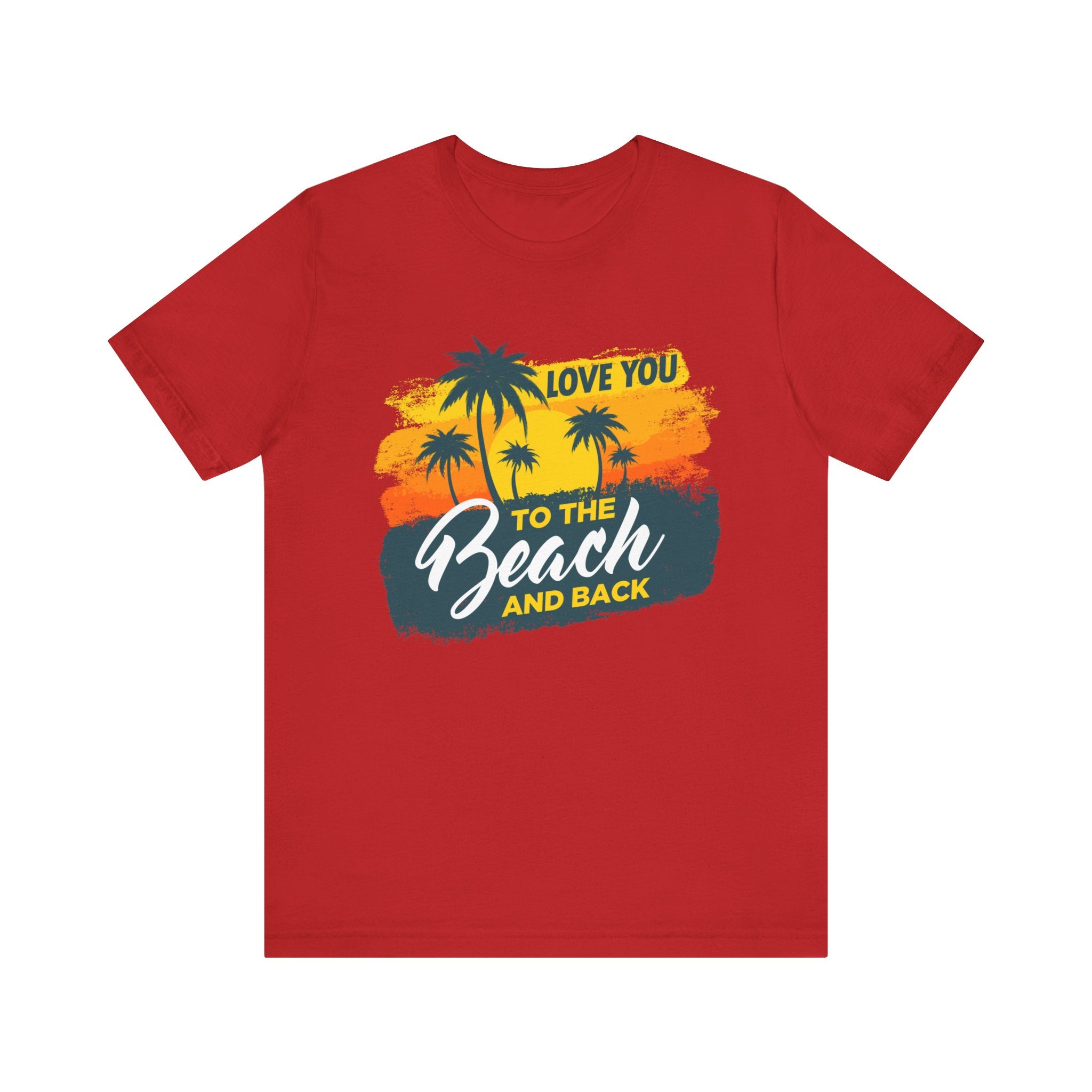 Je t’aime à la plage Tee unisexe 
