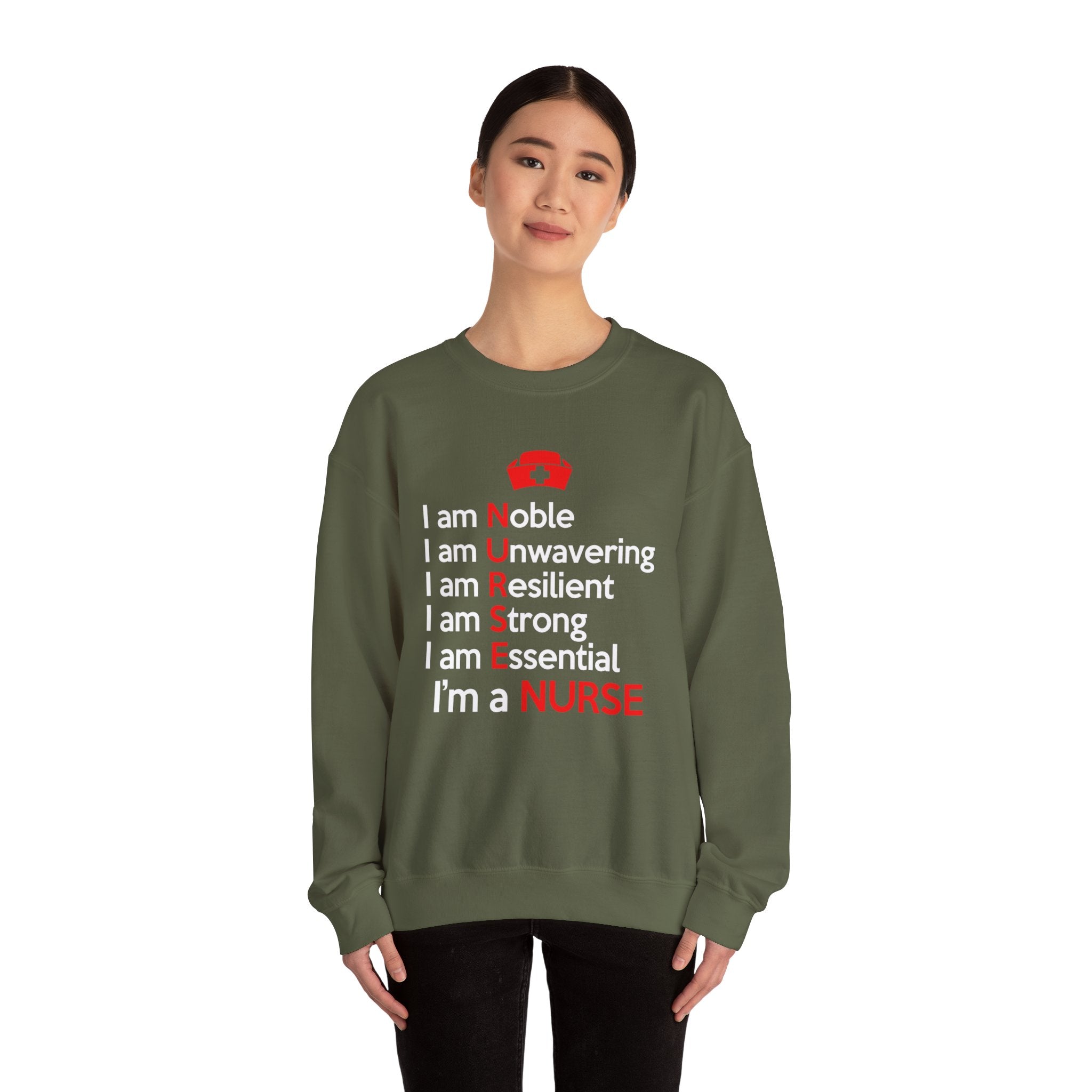 Je suis noble, je suis un sweat-shirt unisexe inébranlable 