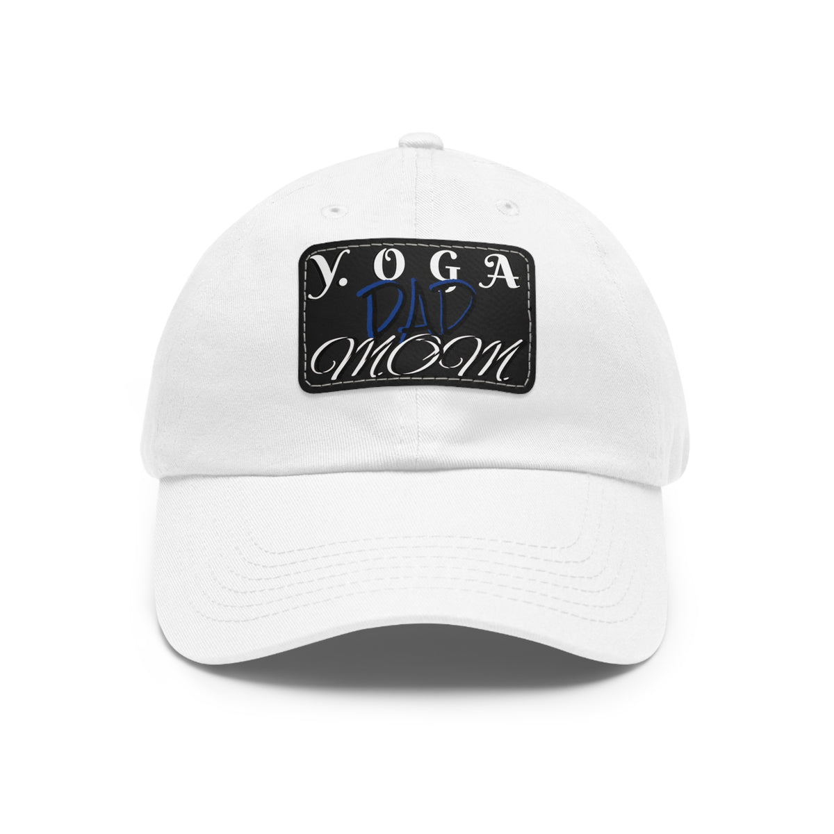 Yoga Dad Hat with Leather Patch