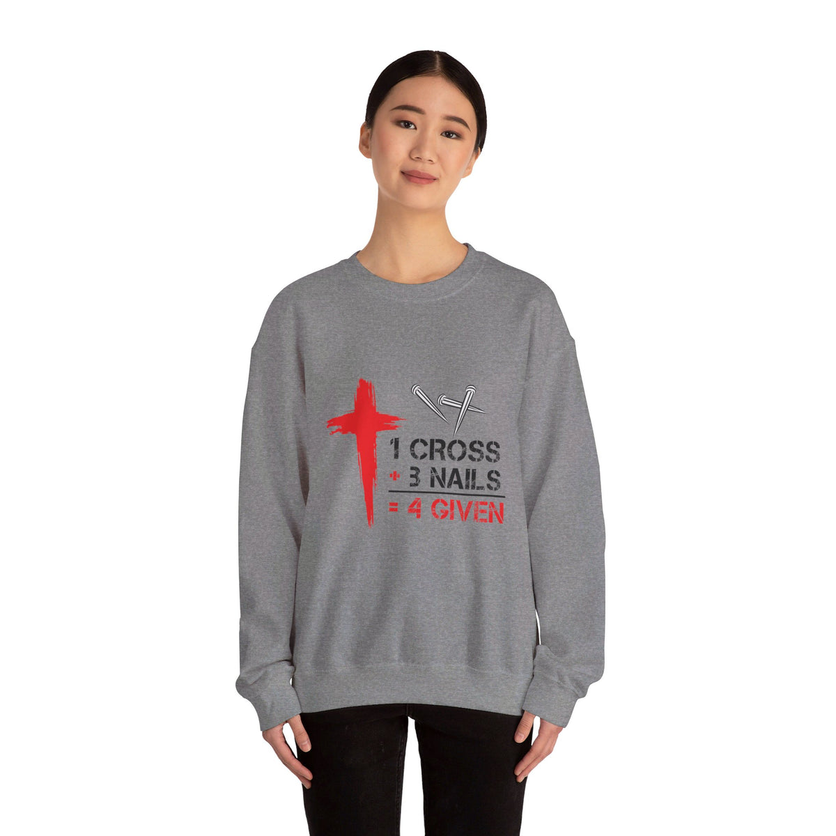 RCNSONS 1 Cross 3 Nails 4 Given Unisex Sweatshirt