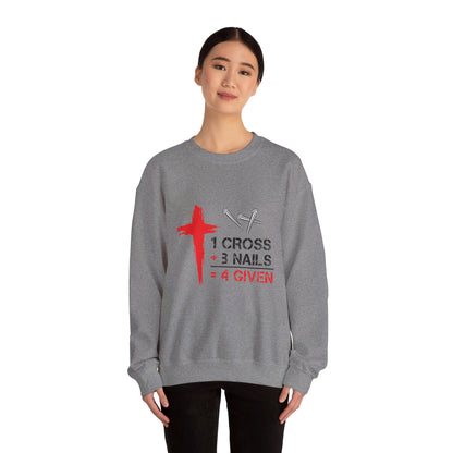 RCNSONS 1 Cross 3 Nails 4 Given Unisex Sweatshirt
