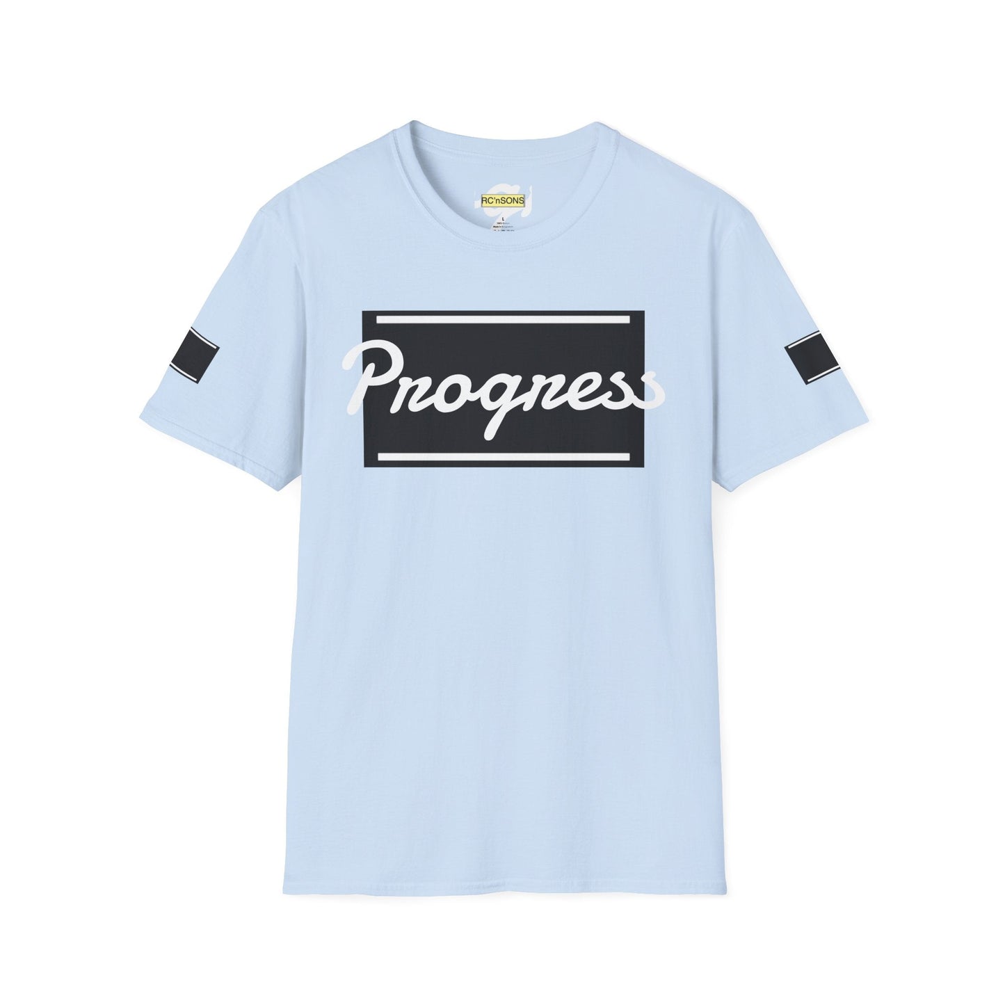 Motivational Unisex Softstyle T-Shirt | Progress Tee, Gift for Teens, Casual Wear, Workout Shirt, Inspirational Apparel Printify