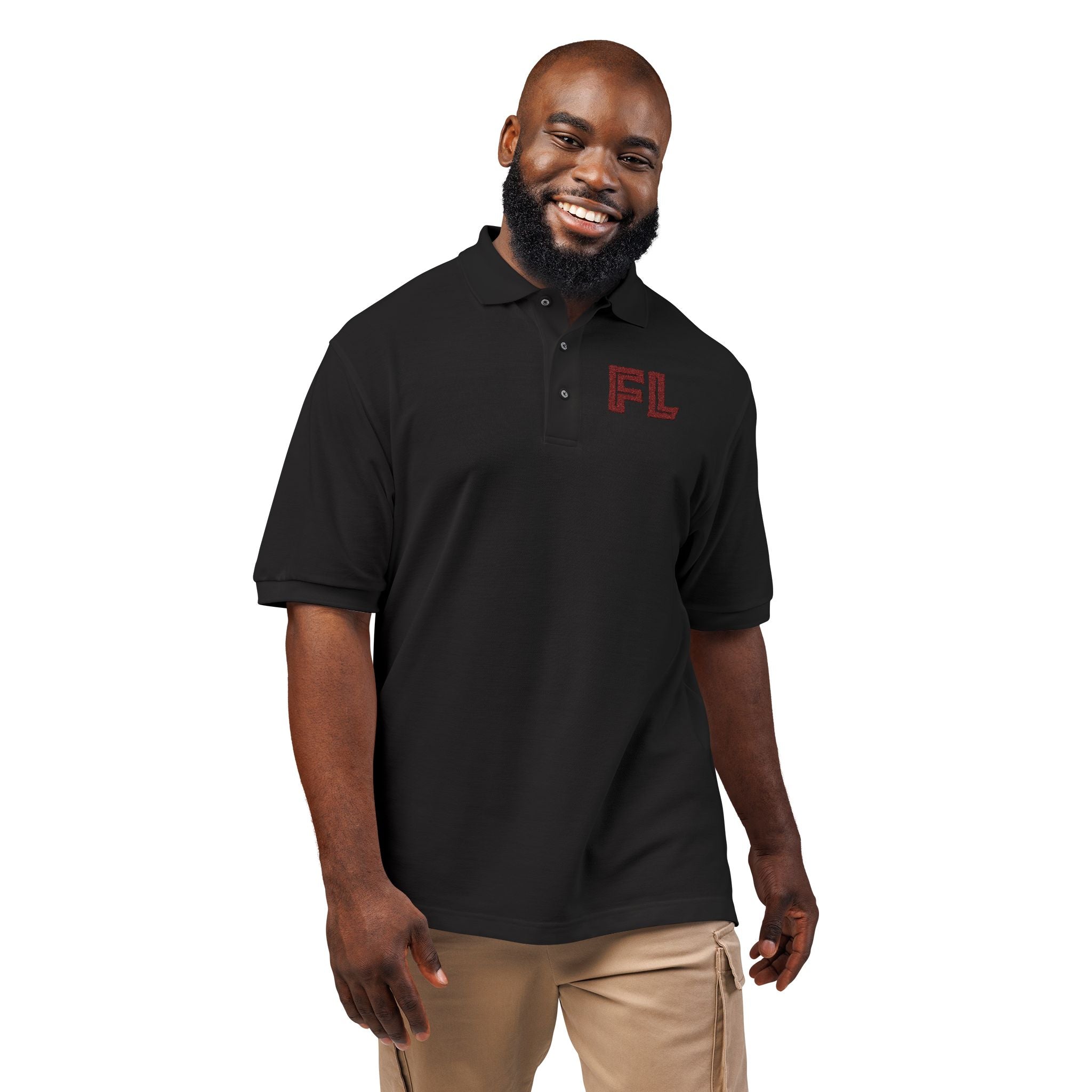 Stylish Embroidered Unisex Polo Shirt, Casual Wear, Gift for Him/Her, Summer or Holiday Fashion, Comfortable Polo Tee