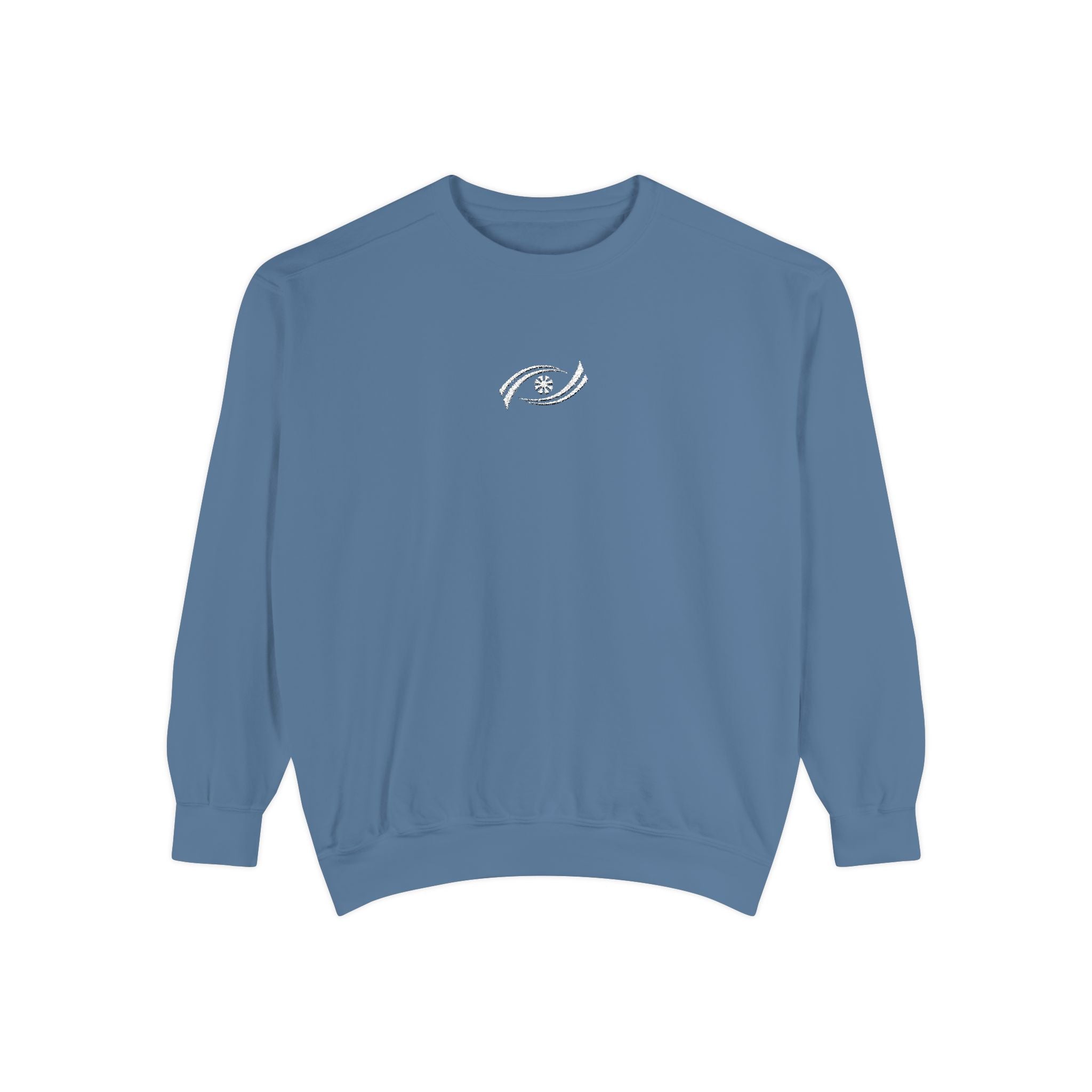 Garment-Dyed Sweatshirt, Cozy Unisex Pullover, Casual Comfortable Sweater, Perfect for Relaxing, Gift Idea for Friends and Family Printify
