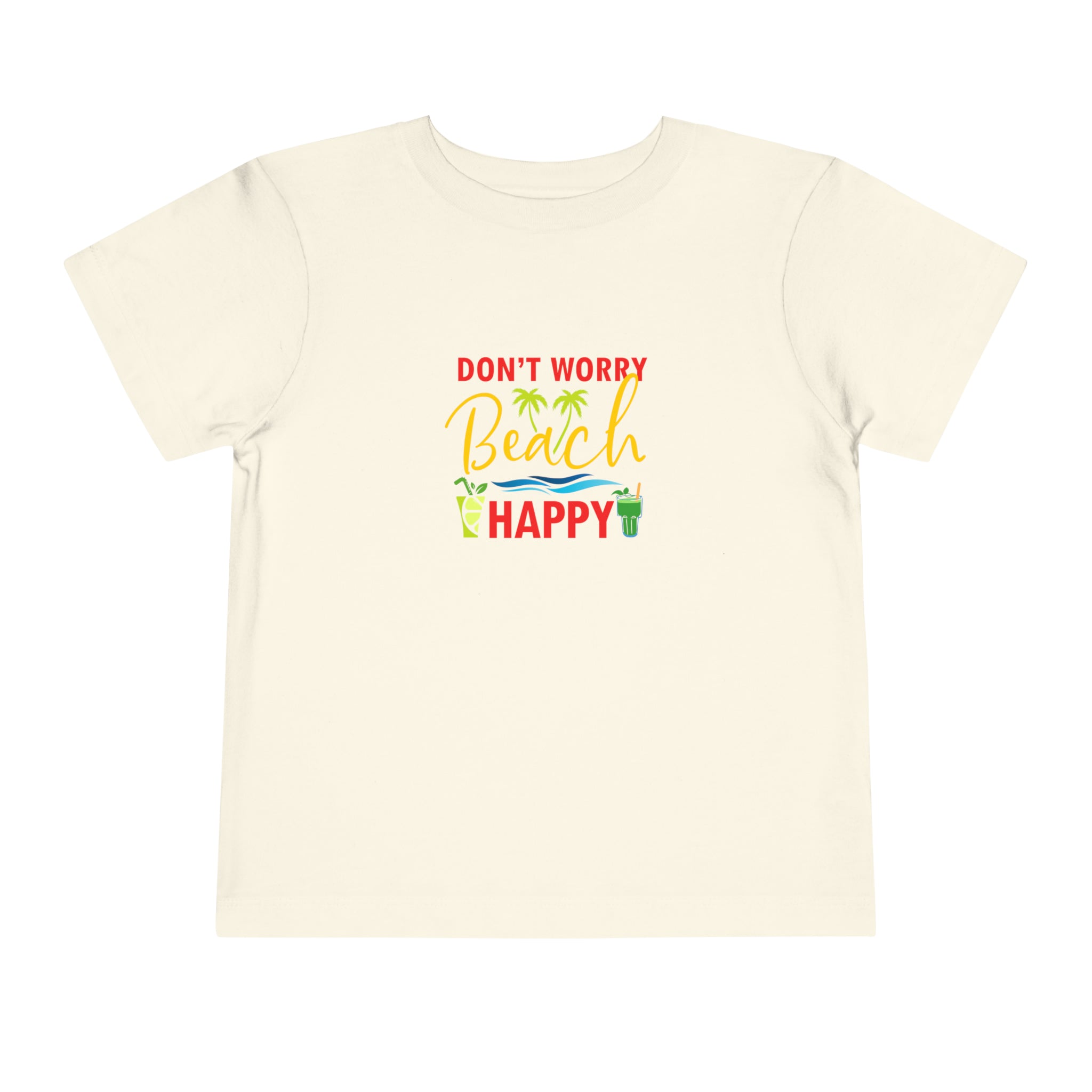 Don't Worry Beach Happy Toddler Tee