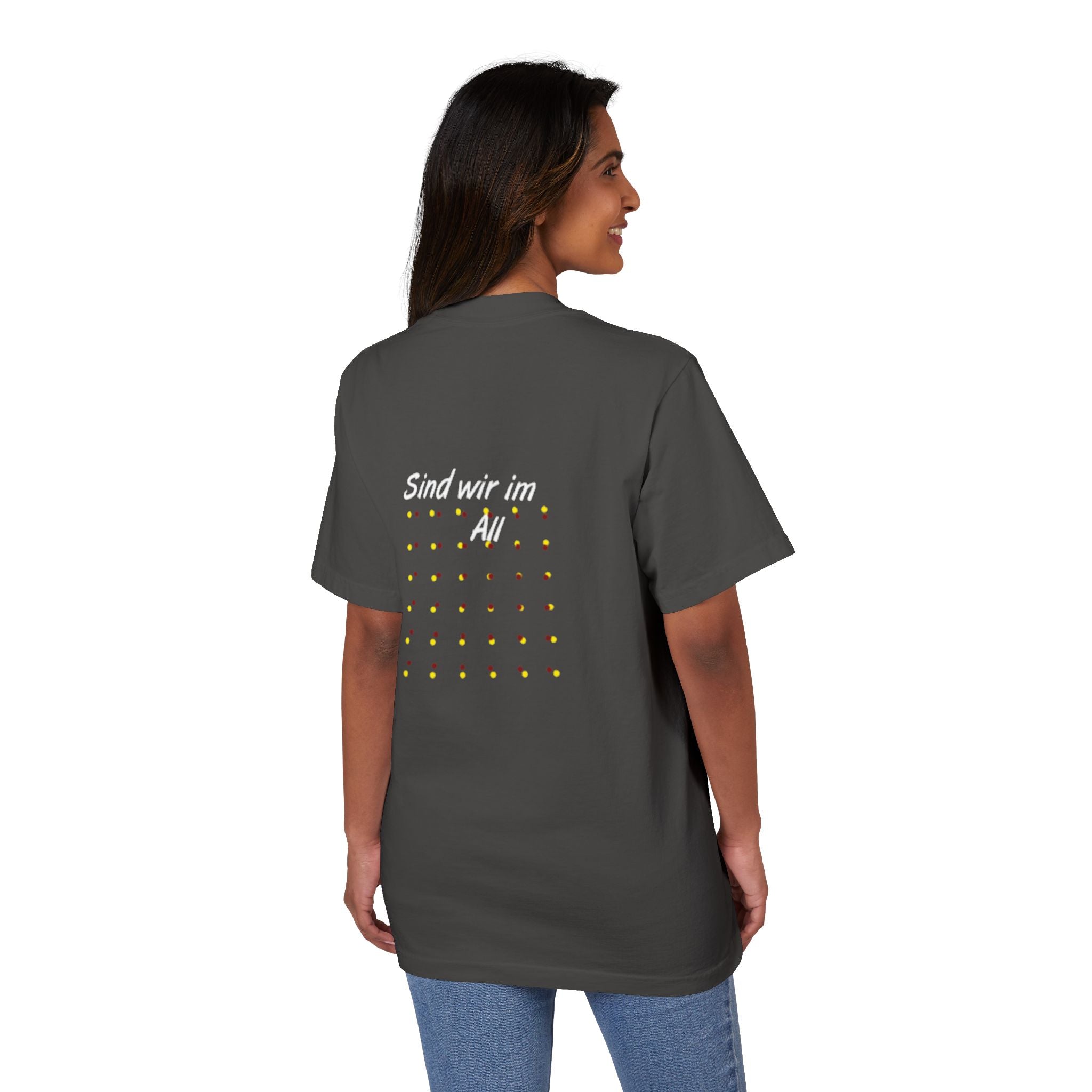 Drop-Shoulder T-Shirt - Chic sind wir im All