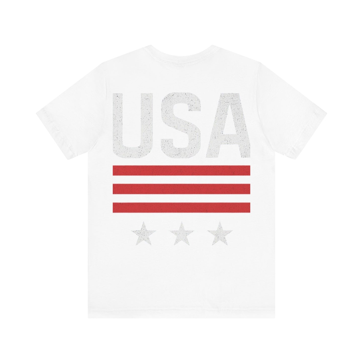 Patriotic USA Tee, Unisex Short Sleeve T-Shirt, July 4th Celebration Shirt, American Pride Apparel, Casual Summer Wear, Gift for Patriot