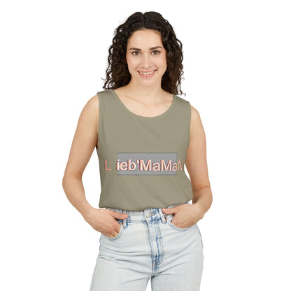 Lieb'MaMan Unisex Garment-Dyed Tank Top - Stylish and Comfortable Summer Wear