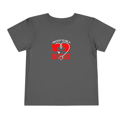Fier d’être une infirmière T-shirt pour tout-petits 