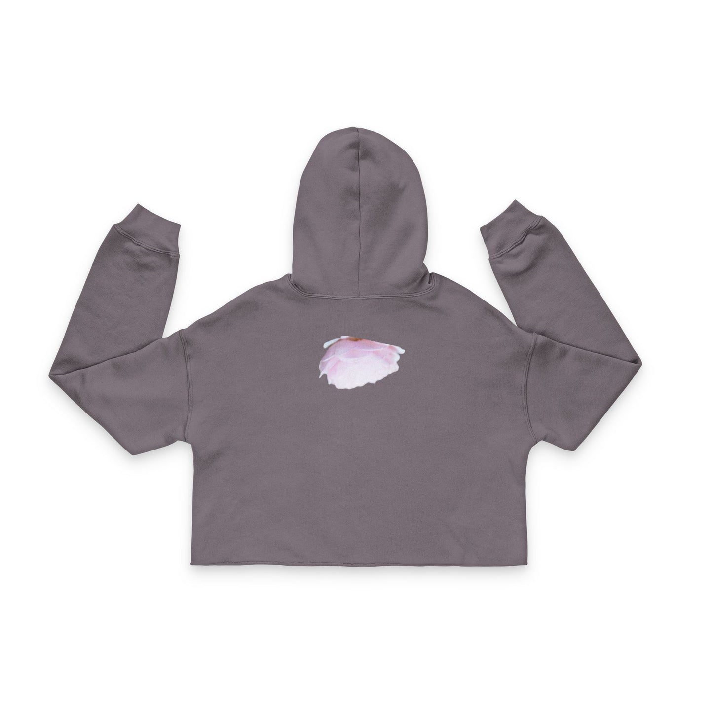 Peach Cropped Hoodie