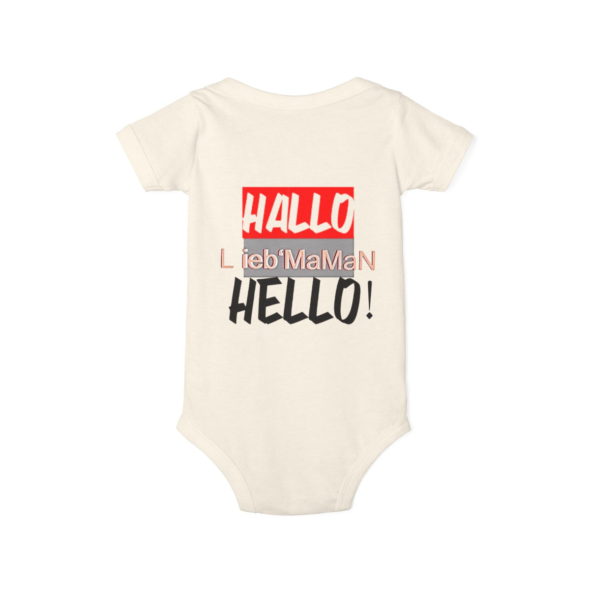 Hello Baby Bodysuit - Cute Multilingual Infant Jersey One Piece