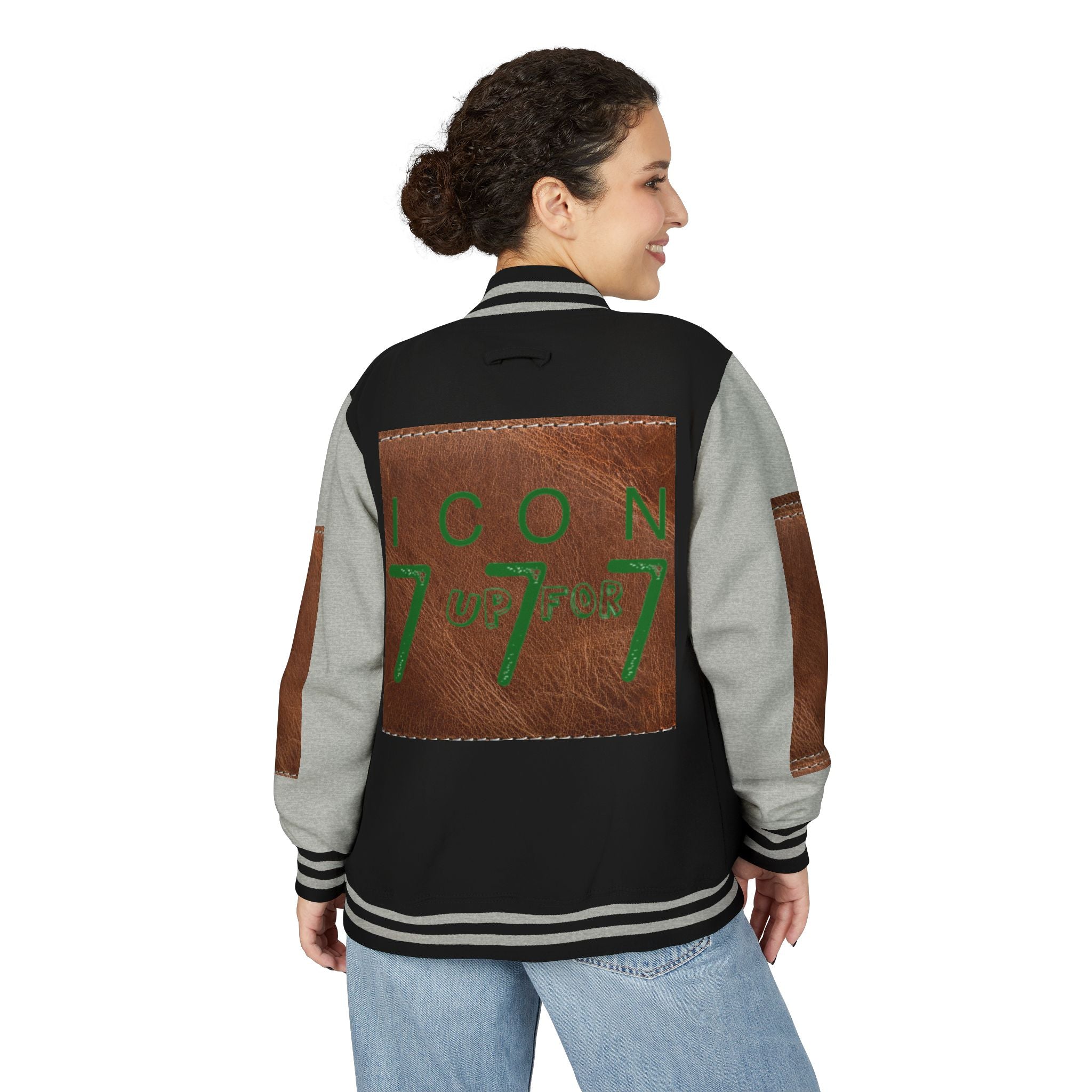 Letterman Jacket Icon Up for 777 Unisex Heavyweight