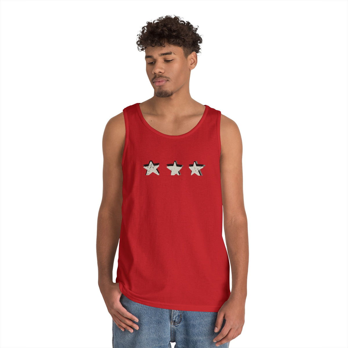 3 Star Heavy Cotton Tank Top