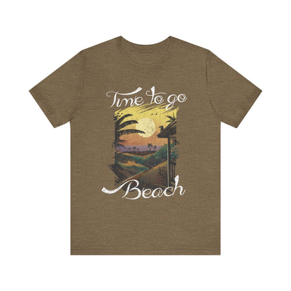 Il est temps d’aller à la plage Tee-shirt unisexe 