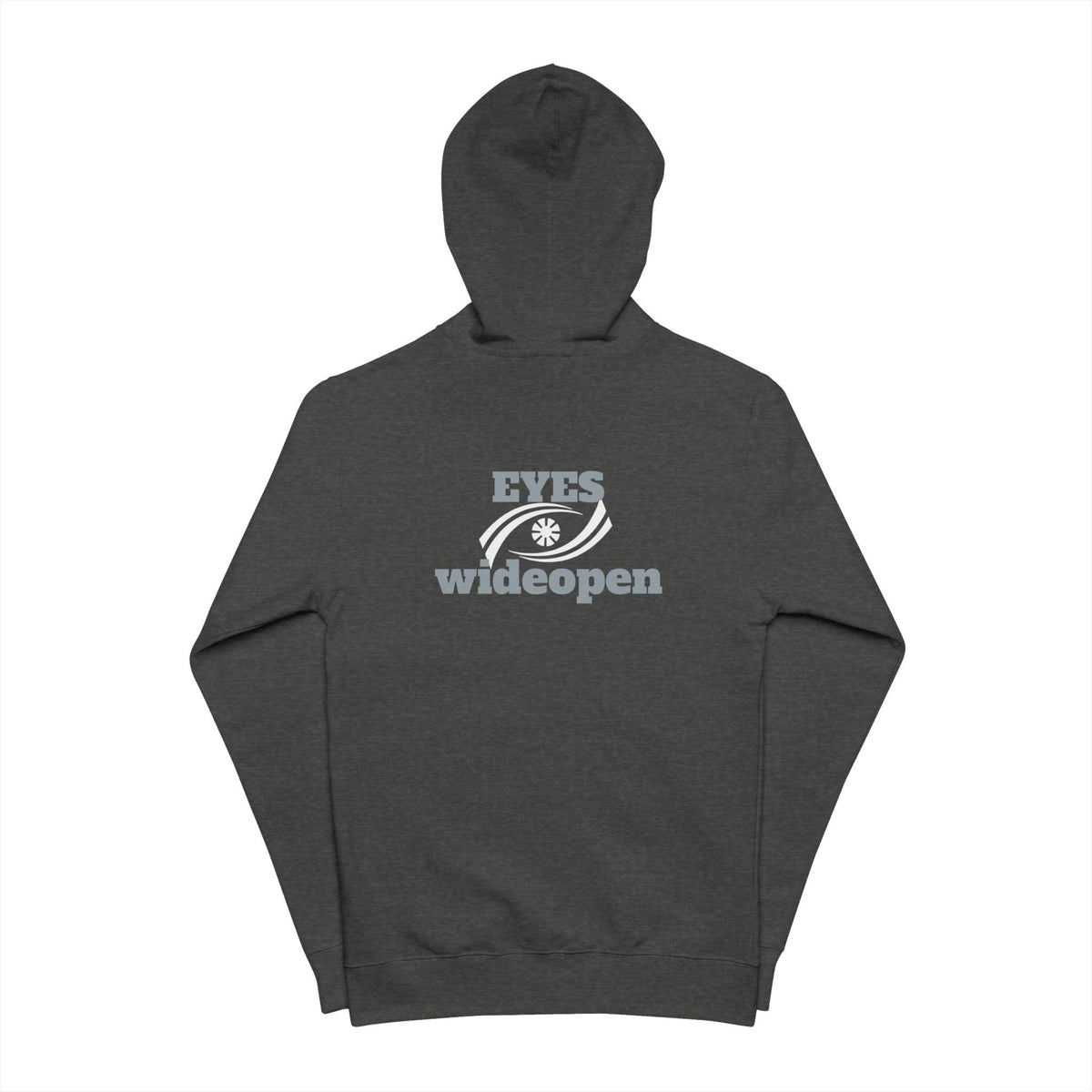 Zip Up Hoodie - Eyes Wide Open Design Printify