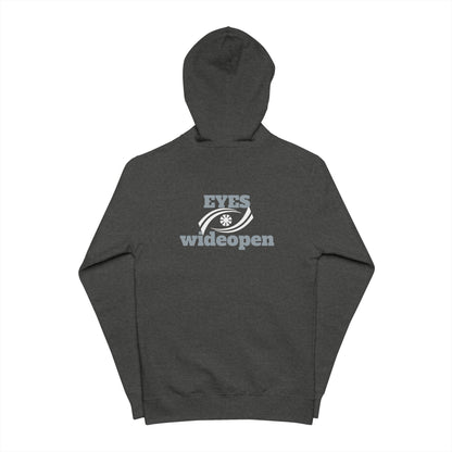 Zip Up Hoodie - Eyes Wide Open Design Printify