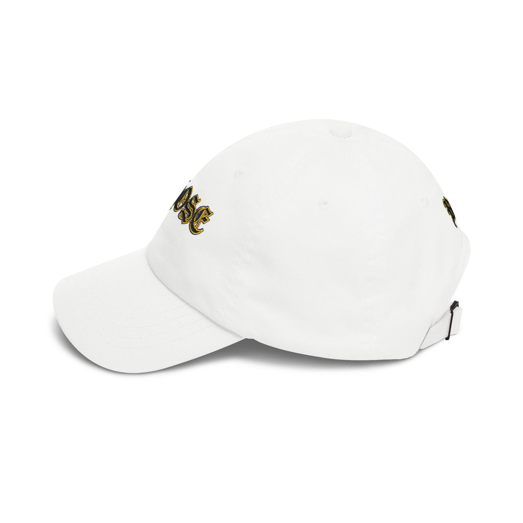 Dad Cap — 'CHOSÉ' Gold Gothic Embroidered Baseball Hat