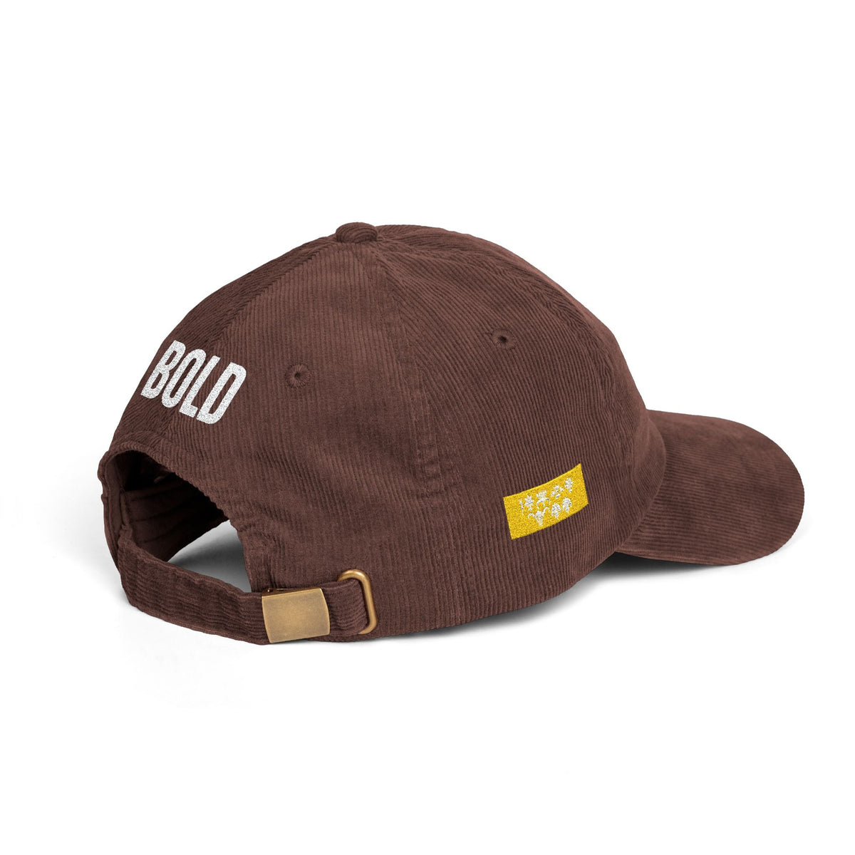 Bold Corduroy  Statement Hat, Embroidered Printify