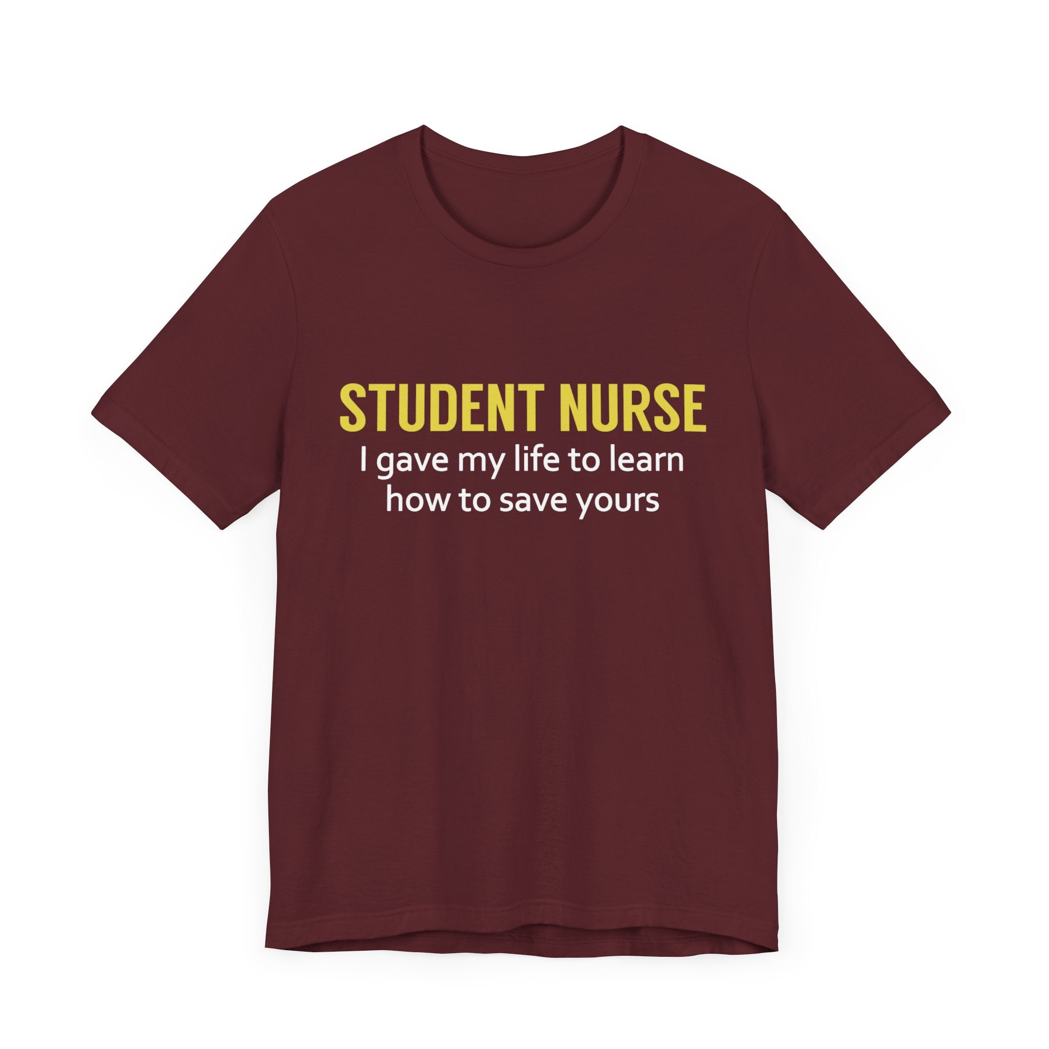 Tee-shirt unisexe infirmière étudiante 