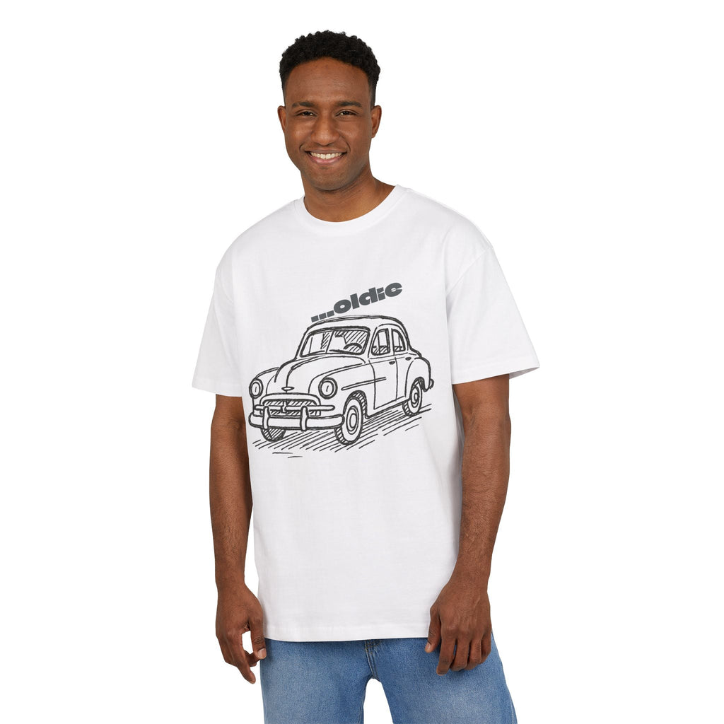 Car Oversize Tee - Unisex Heavy Printify