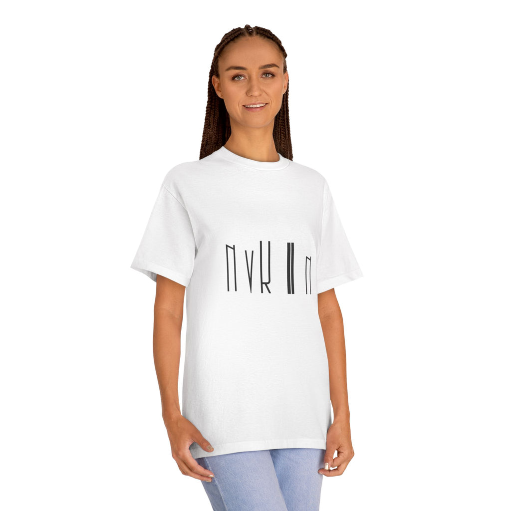 Minimalist 'Nvklln' Graphic Tee — Modern Monogram Streetwear