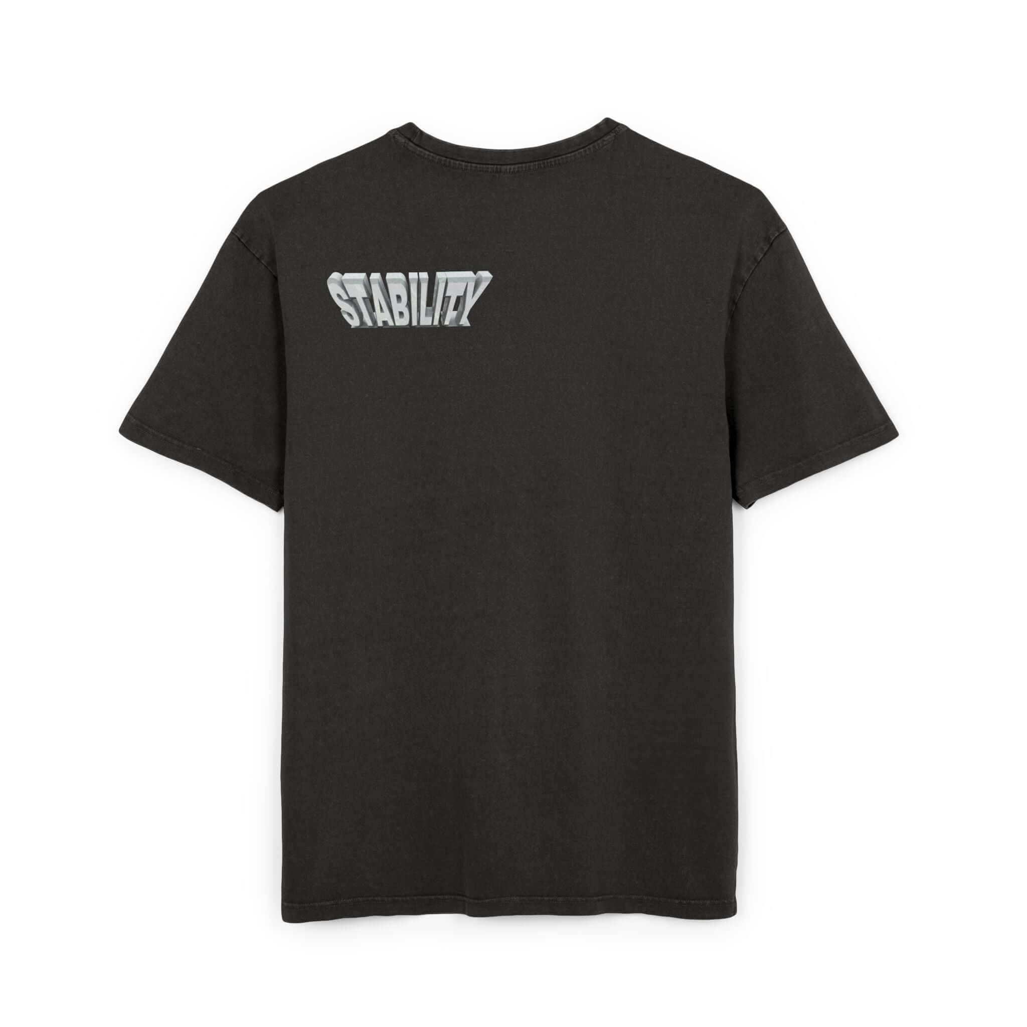 Oversize Tee Stability Acid Washed Men's Shirt