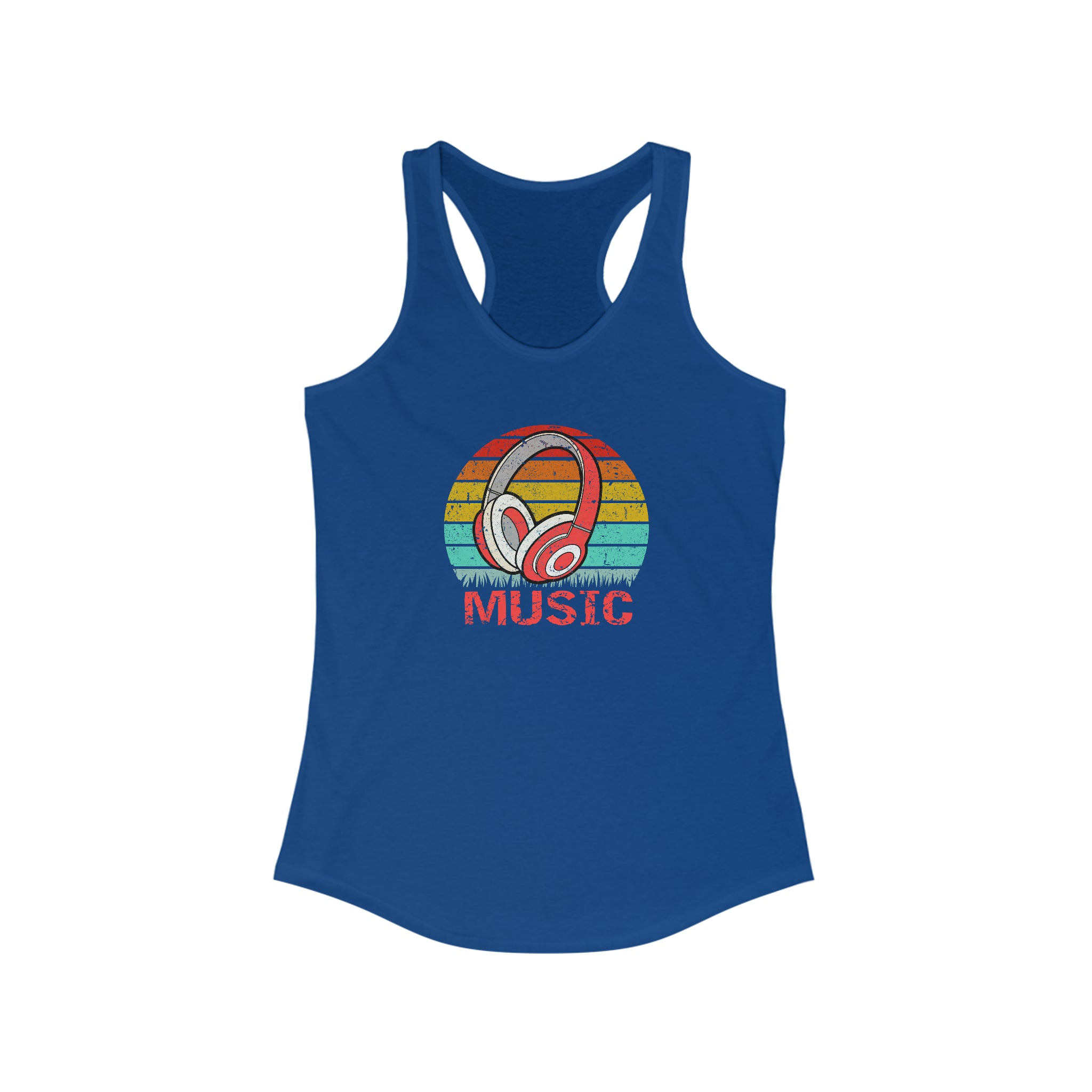 Women's Ideal Racerback Tank-Music Design