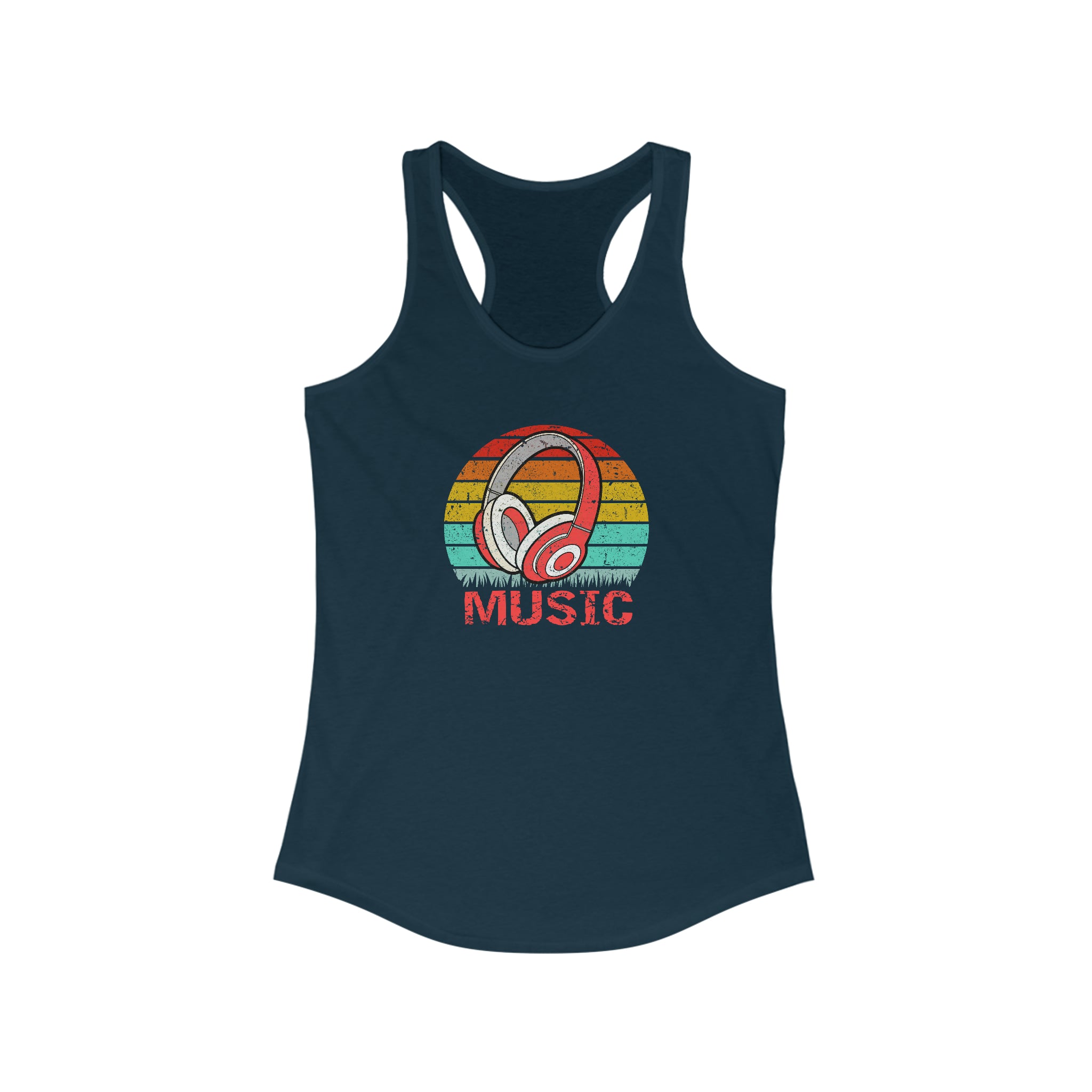 Women's Ideal Racerback Tank-Music Design
