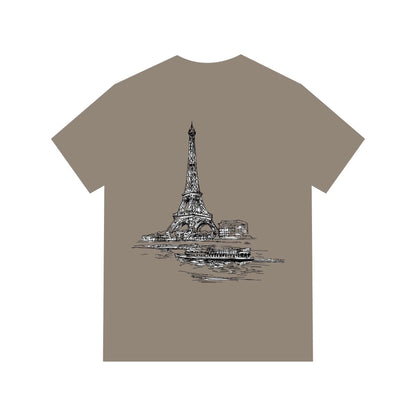 Men's Acid Washed Tee - Tower Design Printify