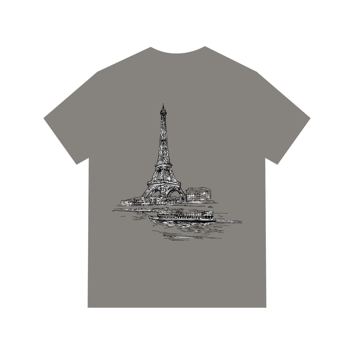 Men's Acid Washed Tee - Tower Design Printify