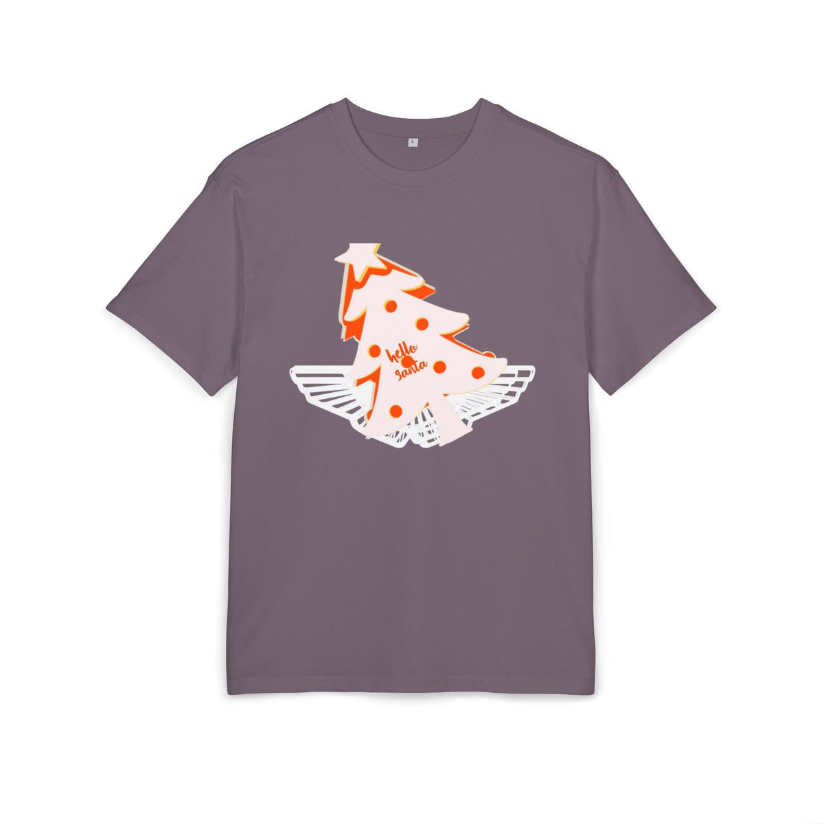 Christmas Oversize Tee - hello Santa Printify