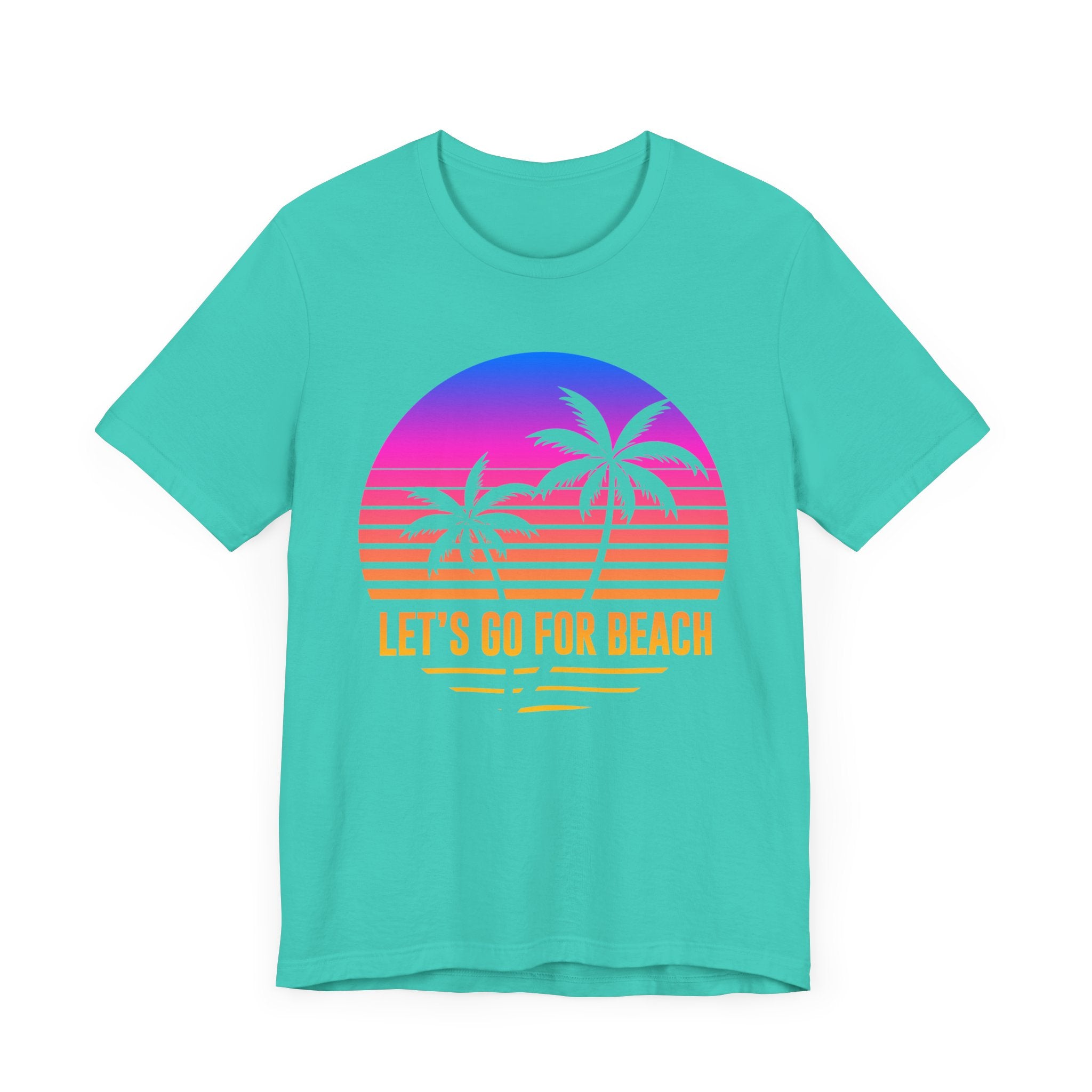 Allons-y pour la plage Tee-shirt unisexe 