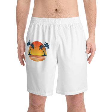 Men's Elastic Beach Shorts (AOP)