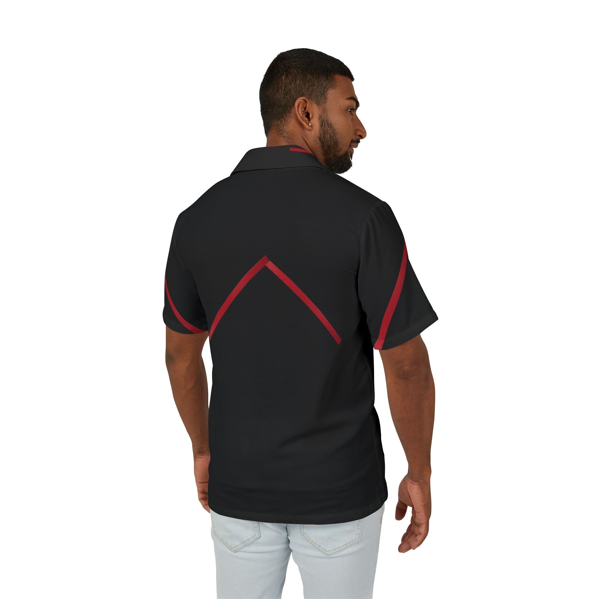 Red 'M' Camp Shirt