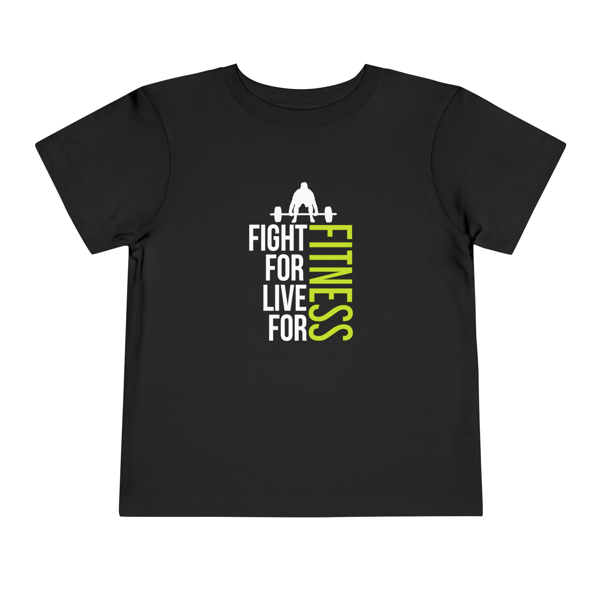 T-shirt pour tout-petits Fight For Live For Fitness 