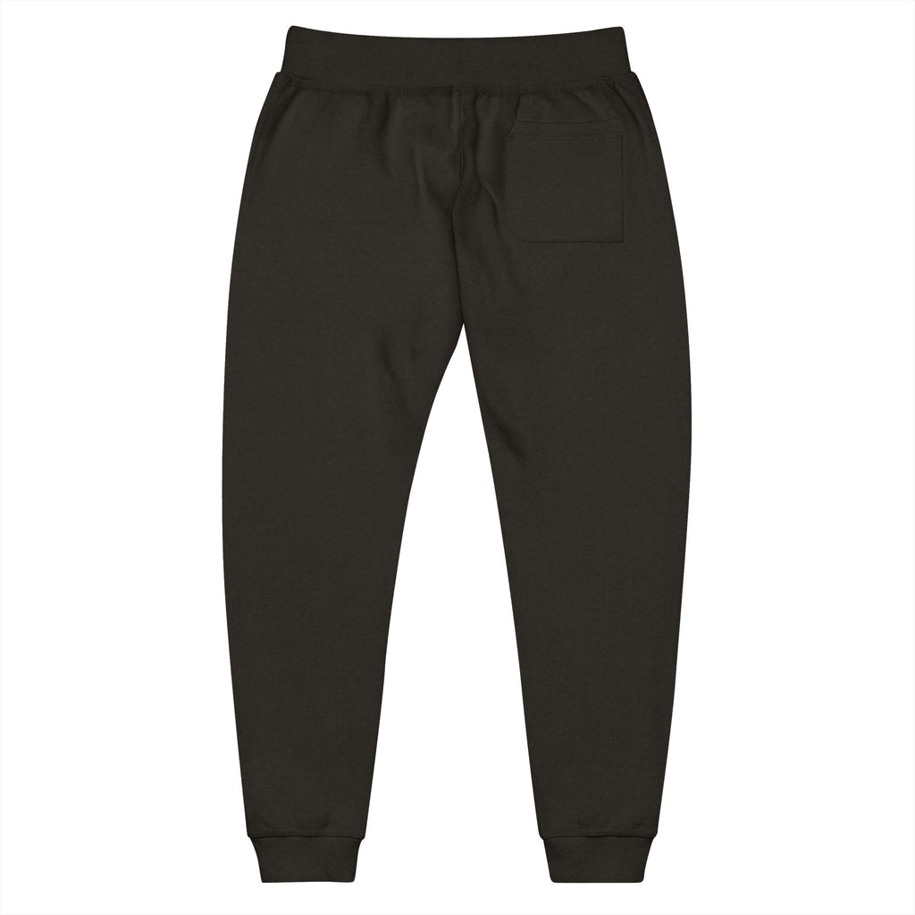 Cozy Cat Embroidered Fleece Sweatpants for Relaxation & Lounging Printify